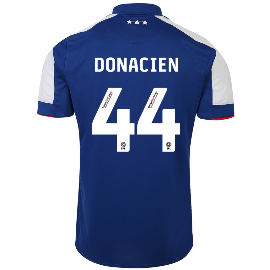 Vyrai Janoi Donacien #44 Mėlyna Namų Marškinėliai 2023/24 T-Shirt