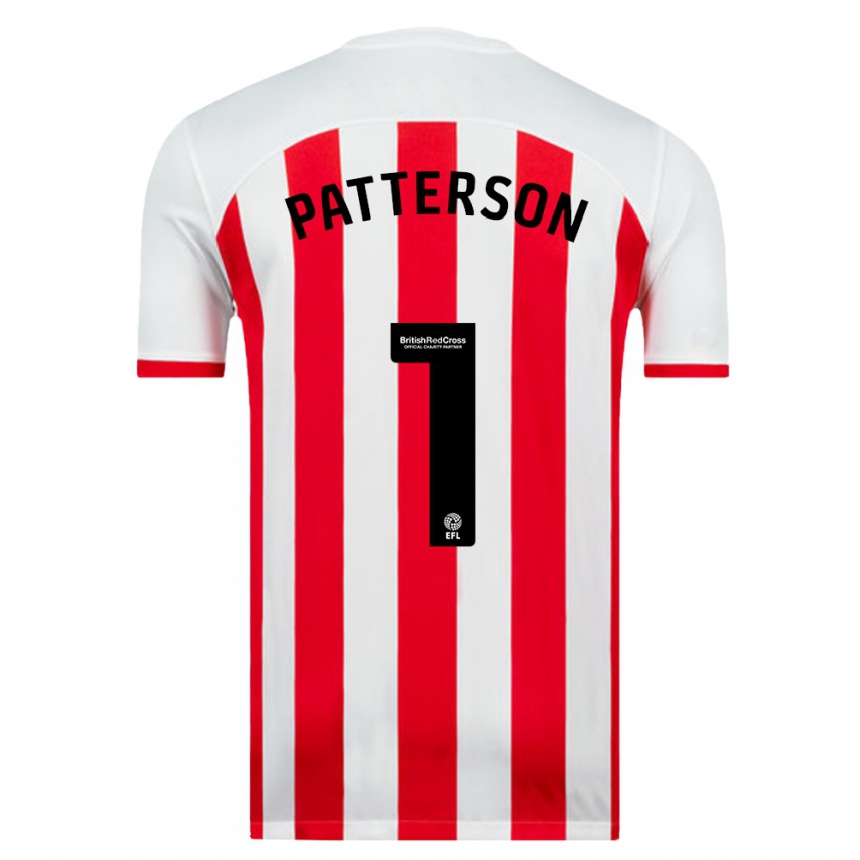 Vyrai Anthony Patterson #1 Baltas Namų Marškinėliai 2023/24 T-Shirt