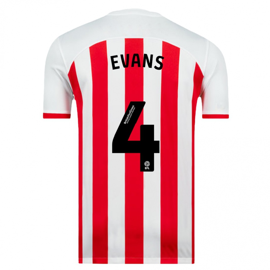 Vyrai Corry Evans #4 Baltas Namų Marškinėliai 2023/24 T-Shirt