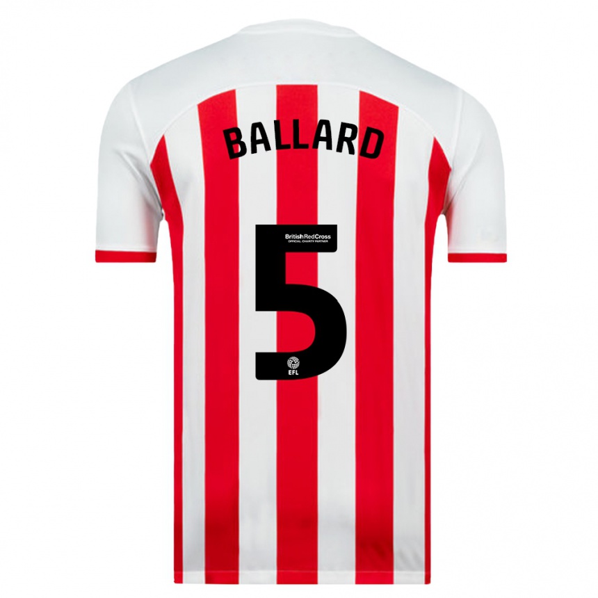 Vyrai Daniel Ballard #5 Baltas Namų Marškinėliai 2023/24 T-Shirt