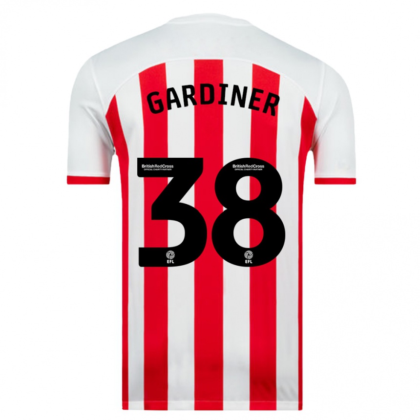 Vyrai Harry Gardiner #38 Baltas Namų Marškinėliai 2023/24 T-Shirt