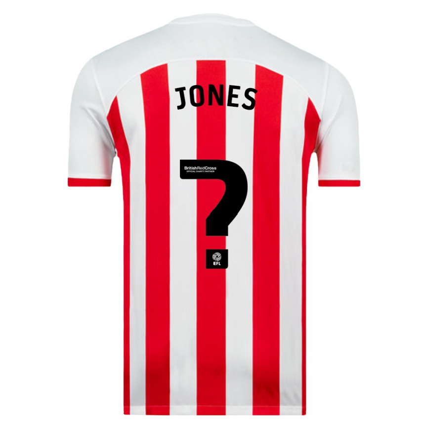 Vyrai Harrison Jones #0 Baltas Namų Marškinėliai 2023/24 T-Shirt