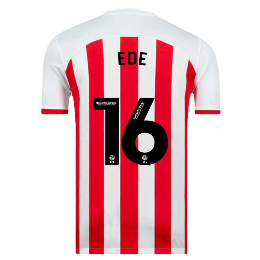 Vyrai Grace Ede #16 Baltas Namų Marškinėliai 2023/24 T-Shirt