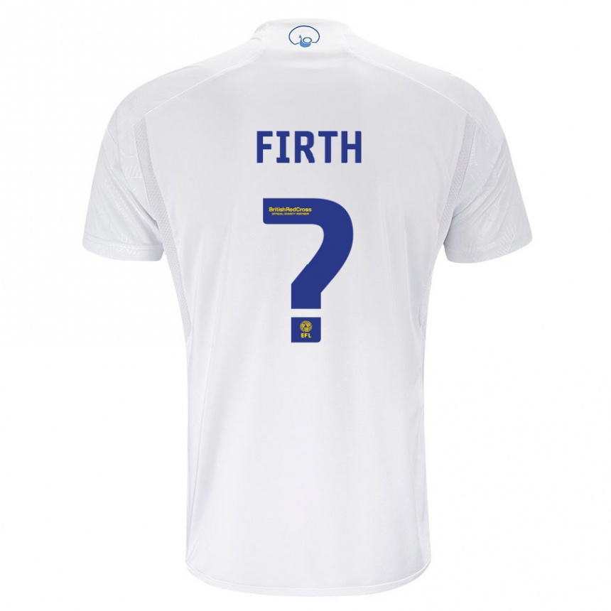 Vyrai Will Firth #0 Baltas Namų Marškinėliai 2023/24 T-Shirt