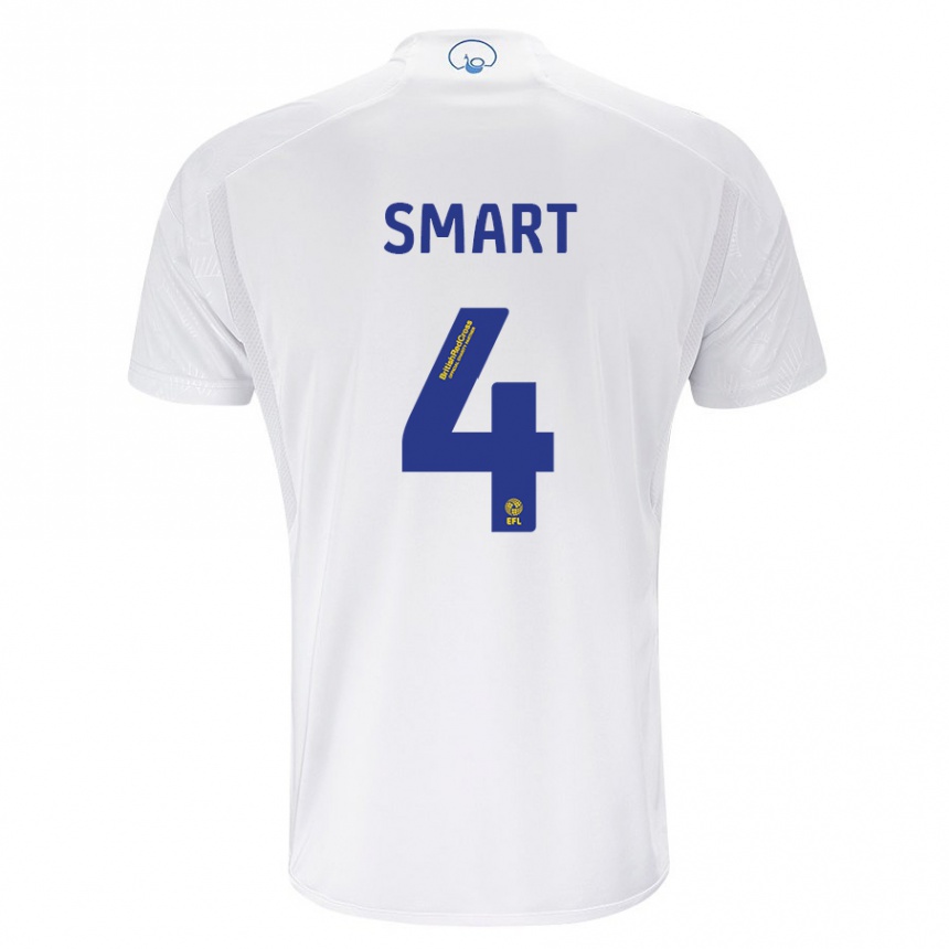 Vyrai Olivia Smart #4 Baltas Namų Marškinėliai 2023/24 T-Shirt