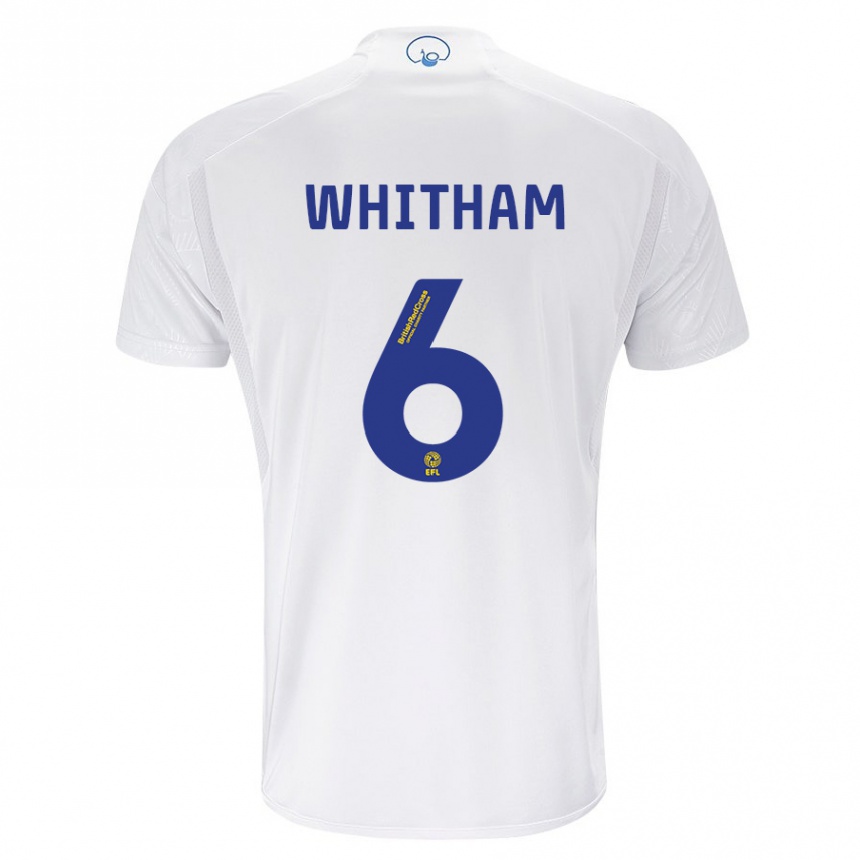 Vyrai Danielle Whitham #6 Baltas Namų Marškinėliai 2023/24 T-Shirt