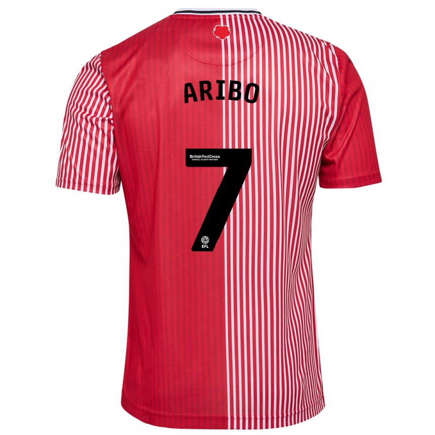 Vyrai Joe Aribo #7 Raudona Namų Marškinėliai 2023/24 T-Shirt