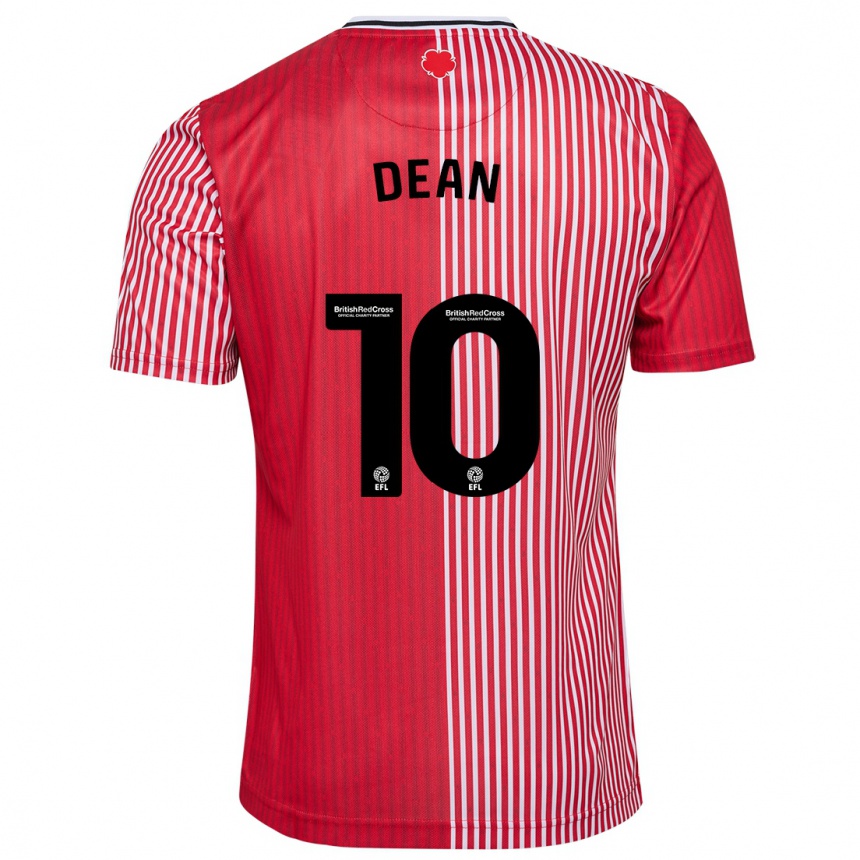 Vyrai Rianna Dean #10 Raudona Namų Marškinėliai 2023/24 T-Shirt