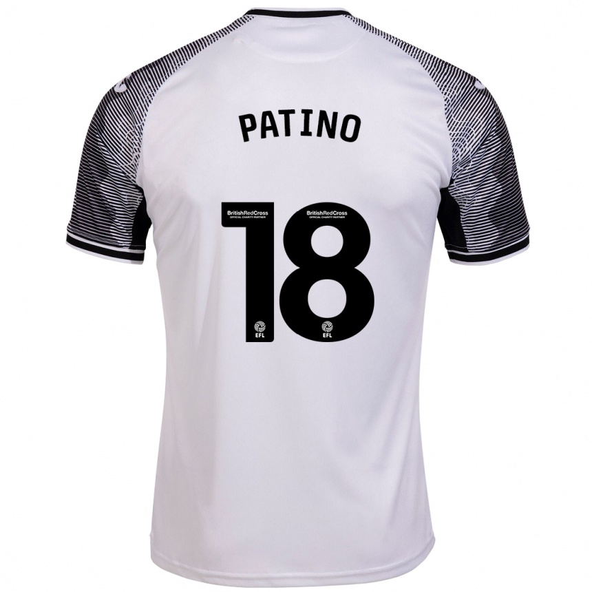 Vyrai Charlie Patino #18 Baltas Namų Marškinėliai 2023/24 T-Shirt
