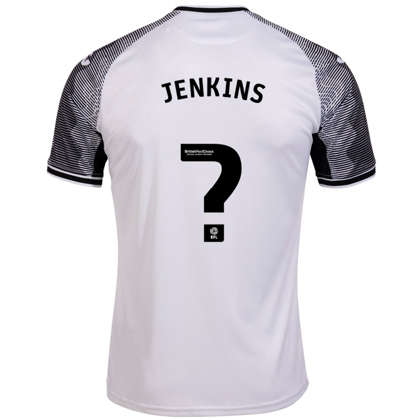 Vyrai Kian Jenkins #0 Baltas Namų Marškinėliai 2023/24 T-Shirt