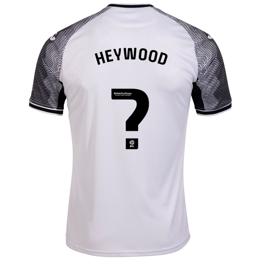 Vyrai Carter Heywood #0 Baltas Namų Marškinėliai 2023/24 T-Shirt