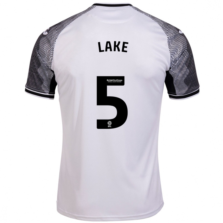 Vyrai Ellie Lake #5 Baltas Namų Marškinėliai 2023/24 T-Shirt