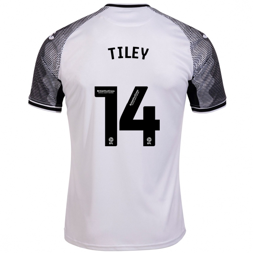 Vyrai Chloe Tiley #14 Baltas Namų Marškinėliai 2023/24 T-Shirt