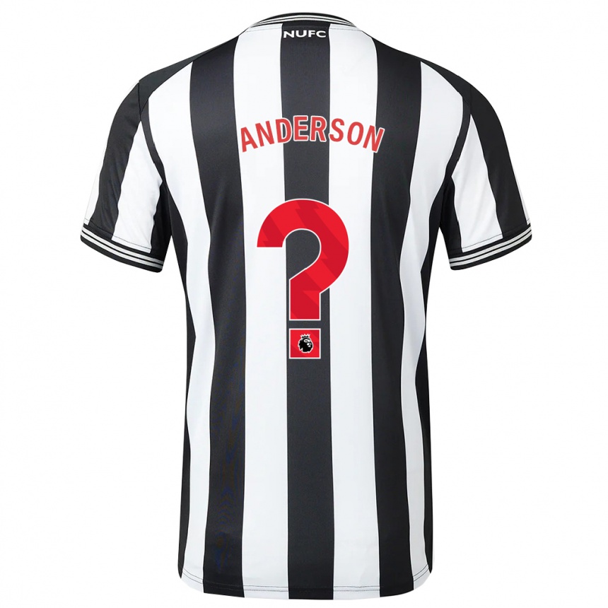 Vyrai Will Anderson #0 Juoda Balta Namų Marškinėliai 2023/24 T-Shirt