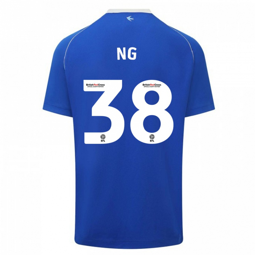 Vyrai Perry Ng #38 Mėlyna Namų Marškinėliai 2023/24 T-Shirt