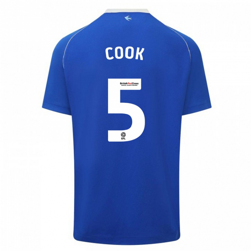 Vyrai Freddie Cook #5 Mėlyna Namų Marškinėliai 2023/24 T-Shirt