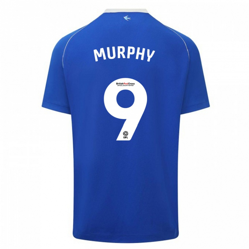 Vyrai Alana Murphy #9 Mėlyna Namų Marškinėliai 2023/24 T-Shirt