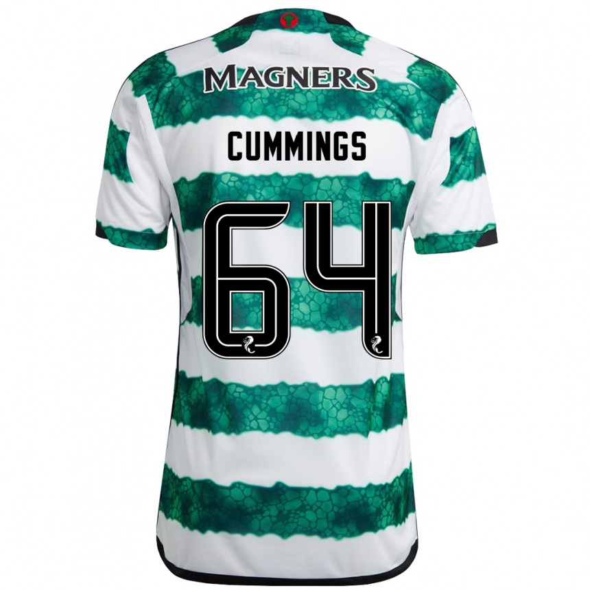 Vyrai Daniel Cummings #64 Žalias Namų Marškinėliai 2023/24 T-Shirt