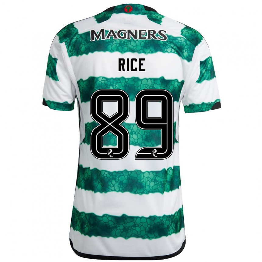 Vyrai Aidan Rice #89 Žalias Namų Marškinėliai 2023/24 T-Shirt