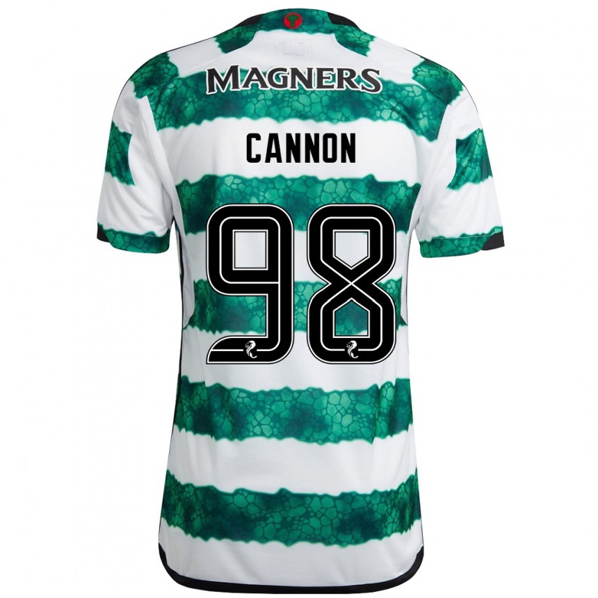 Vyrai Aidan Cannon #98 Žalias Namų Marškinėliai 2023/24 T-Shirt