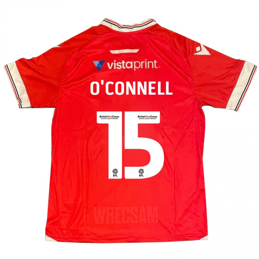 Vyrai Eoghan O'connell #15 Raudona Namų Marškinėliai 2023/24 T-Shirt