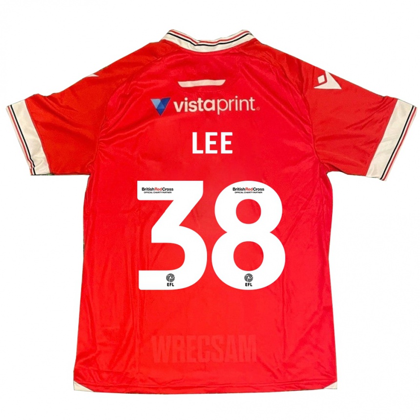 Vyrai Elliot Lee #38 Raudona Namų Marškinėliai 2023/24 T-Shirt