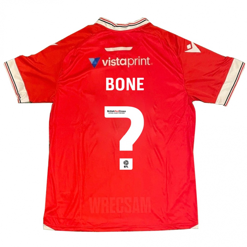 Vyrai Kai Bone #0 Raudona Namų Marškinėliai 2023/24 T-Shirt