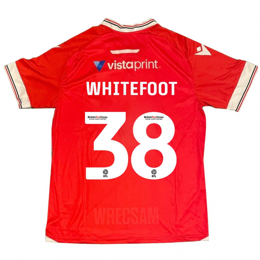 Vyrai Lily Whitefoot #38 Raudona Namų Marškinėliai 2023/24 T-Shirt