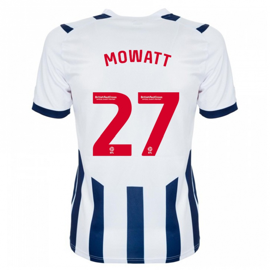 Vyrai Alex Mowatt #27 Baltas Namų Marškinėliai 2023/24 T-Shirt