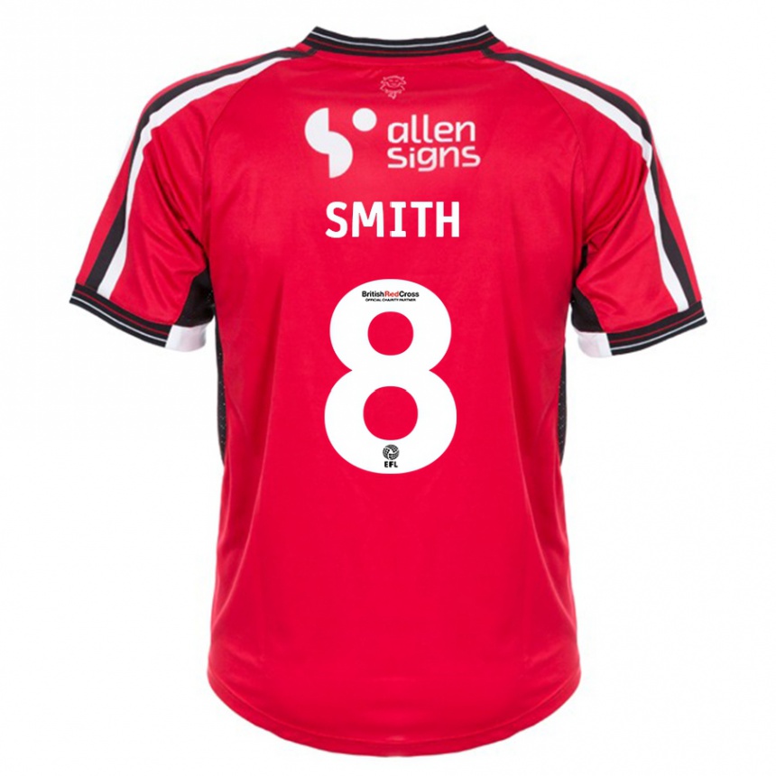 Vyrai Alistair Smith #8 Raudona Namų Marškinėliai 2023/24 T-Shirt