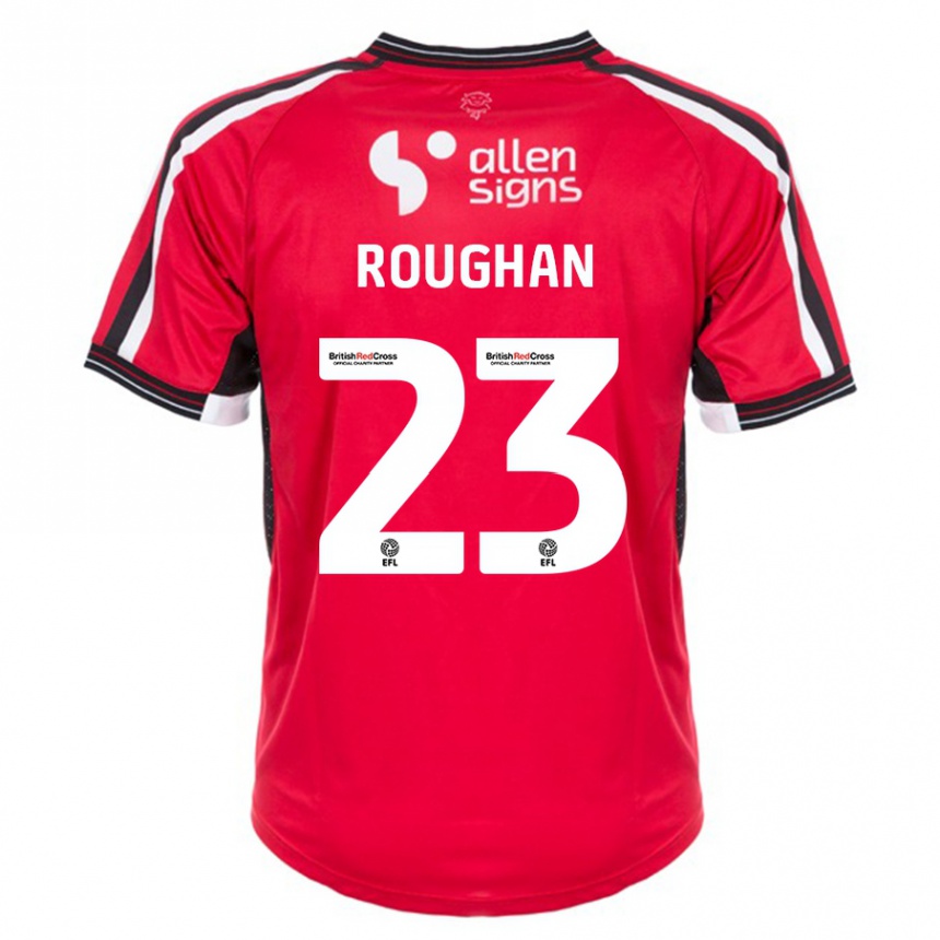 Vyrai Sean Roughan #23 Raudona Namų Marškinėliai 2023/24 T-Shirt