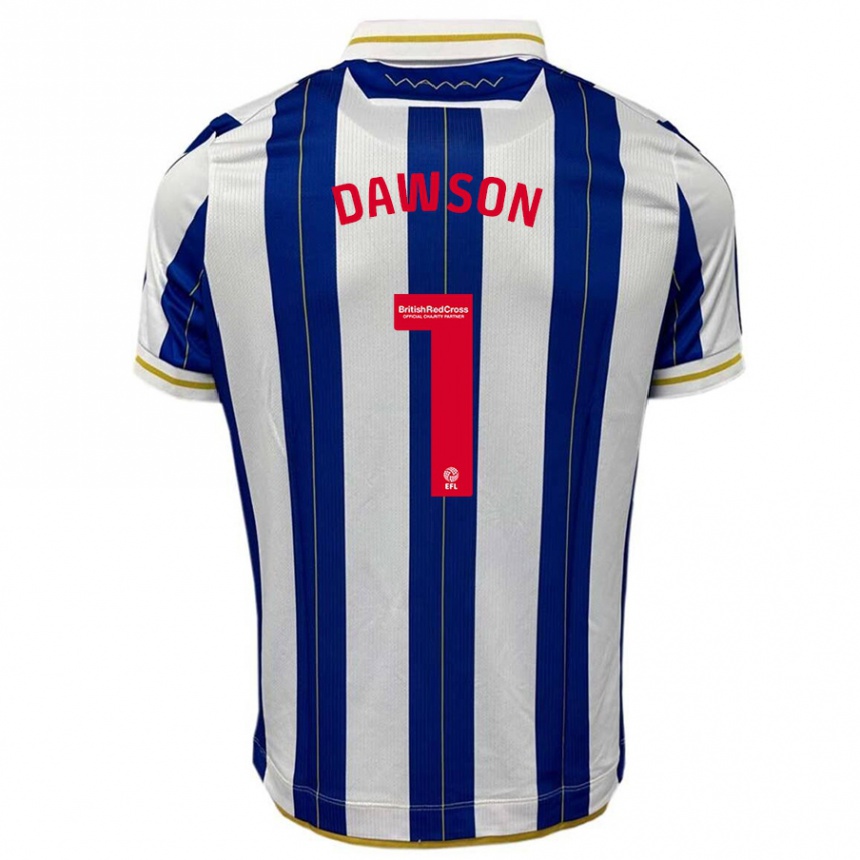 Vyrai Cameron Dawson #1 Mėlyna Balta Namų Marškinėliai 2023/24 T-Shirt