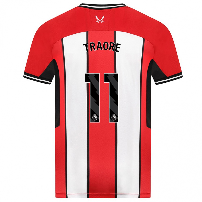 Vyrai Bénie Traoré #11 Raudona Namų Marškinėliai 2023/24 T-Shirt