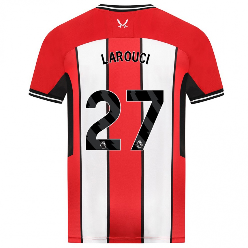 Vyrai Yasser Larouci #27 Raudona Namų Marškinėliai 2023/24 T-Shirt