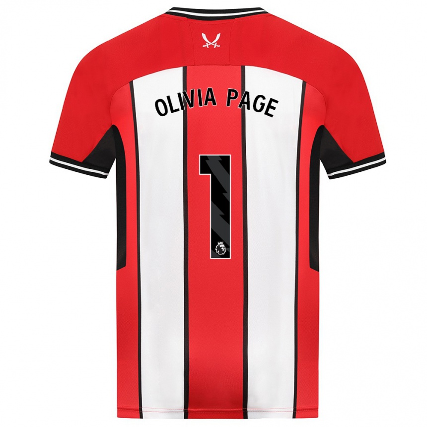 Vyrai Olivia Page #1 Raudona Namų Marškinėliai 2023/24 T-Shirt