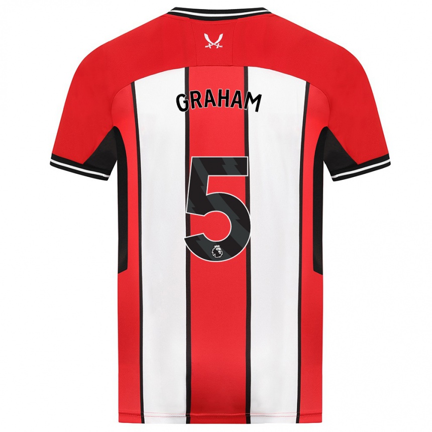 Vyrai Molly Graham #5 Raudona Namų Marškinėliai 2023/24 T-Shirt