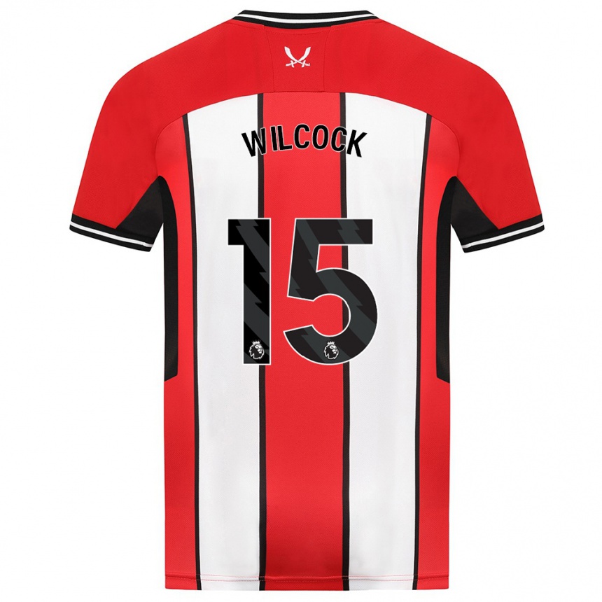 Vyrai Tamara Wilcock #15 Raudona Namų Marškinėliai 2023/24 T-Shirt