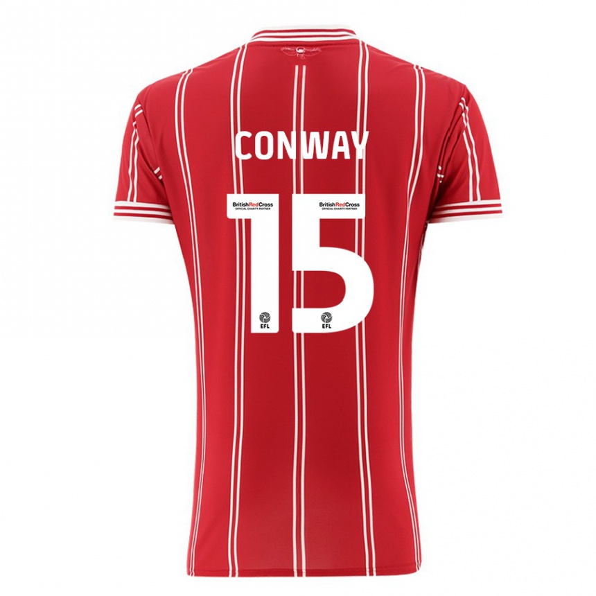 Vyrai Tommy Conway #15 Raudona Namų Marškinėliai 2023/24 T-Shirt
