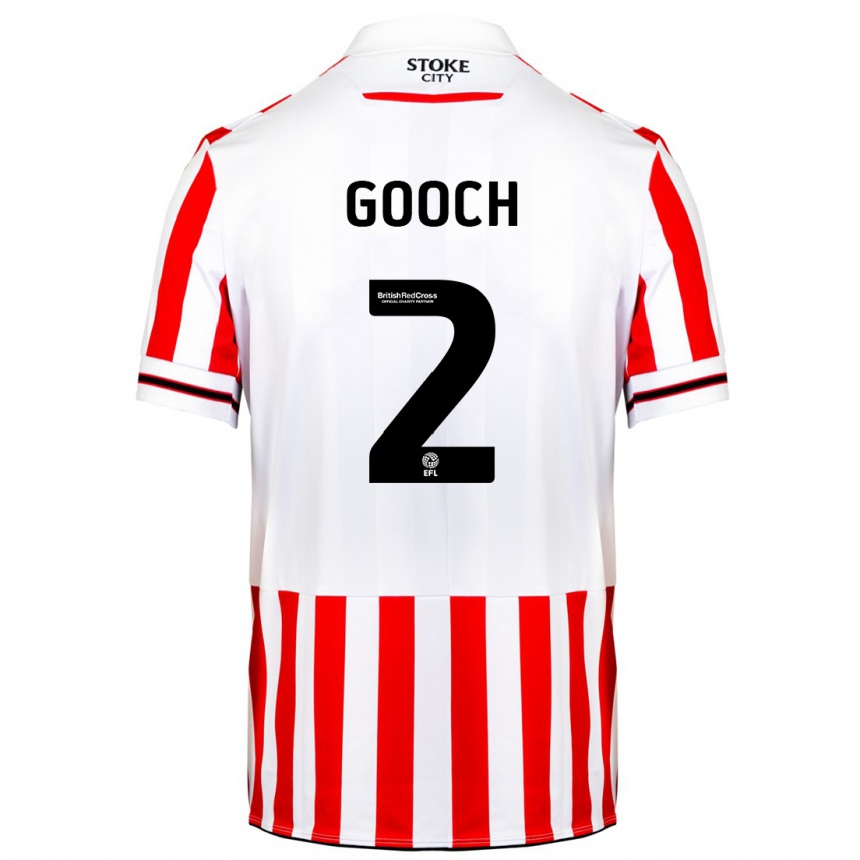 Vyrai Lynden Gooch #2 Raudona Balta Namų Marškinėliai 2023/24 T-Shirt