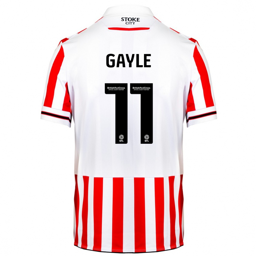 Vyrai Dwight Gayle #11 Raudona Balta Namų Marškinėliai 2023/24 T-Shirt