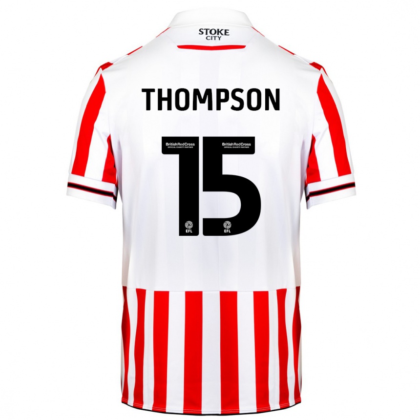 Vyrai Jordan Thompson #15 Raudona Balta Namų Marškinėliai 2023/24 T-Shirt