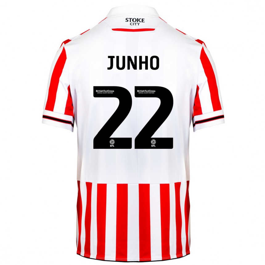 Vyrai Joon-Ho Bae #22 Raudona Balta Namų Marškinėliai 2023/24 T-Shirt