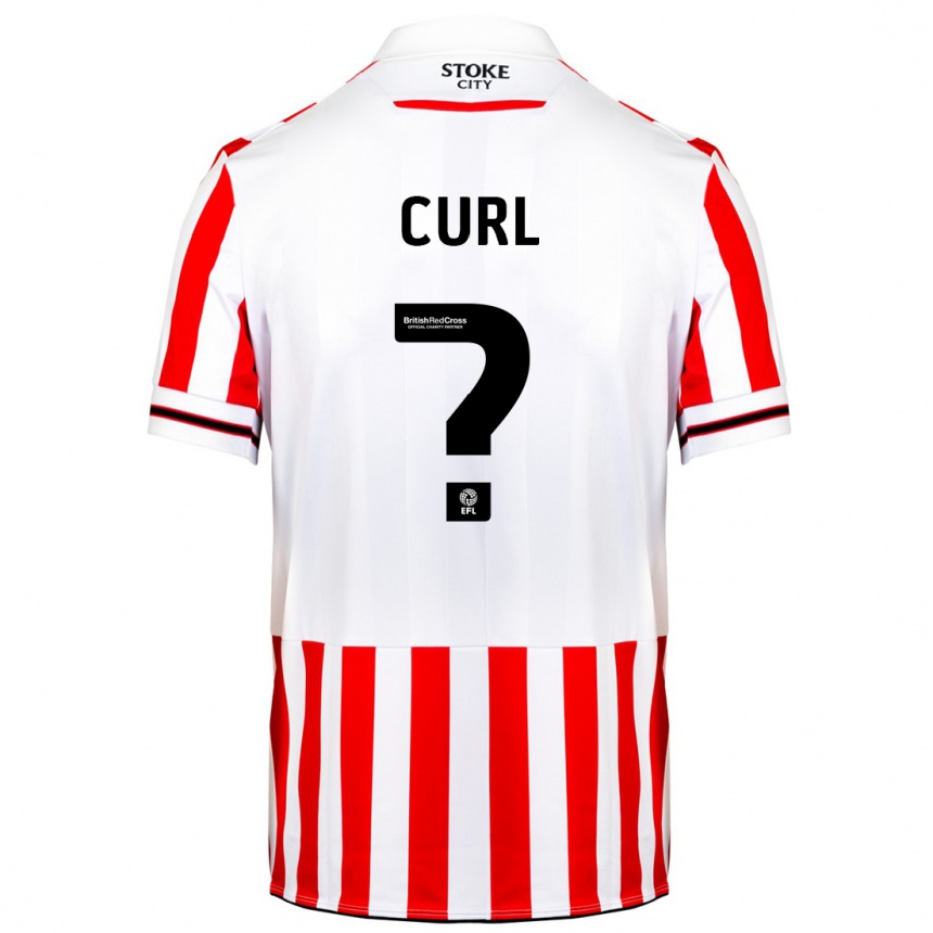 Vyrai Tom Curl #0 Raudona Balta Namų Marškinėliai 2023/24 T-Shirt