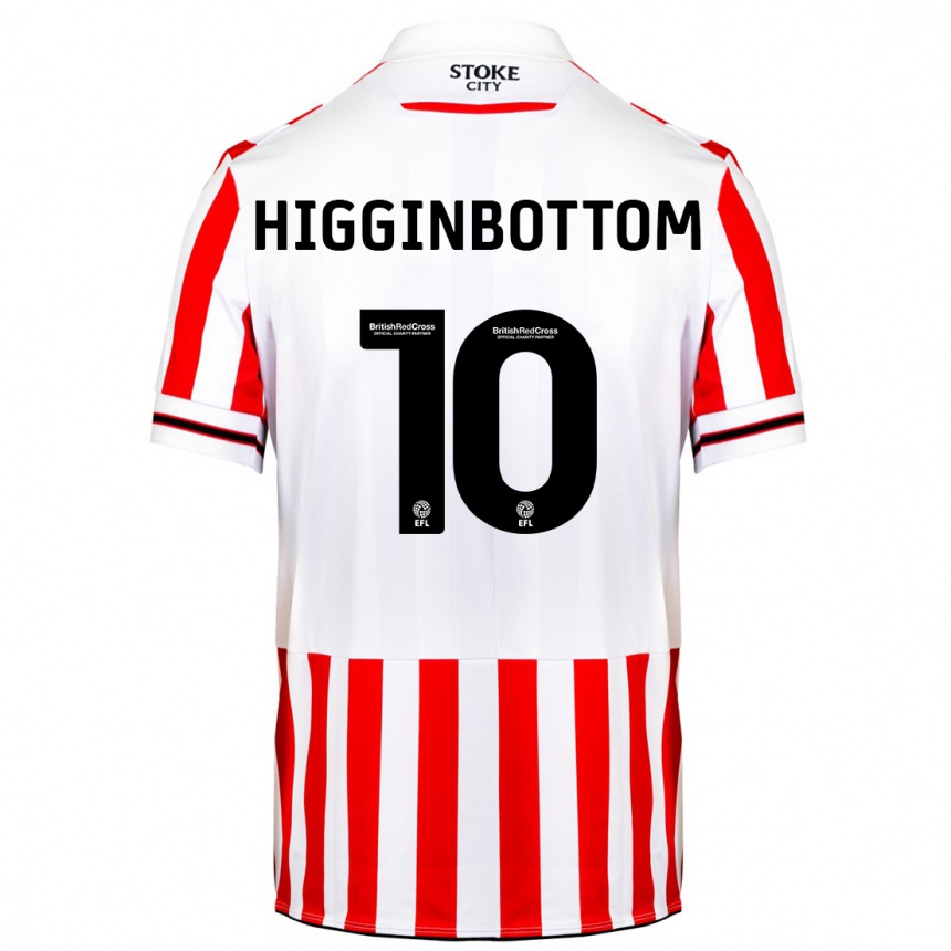 Vyrai Alice Higginbottom #10 Raudona Balta Namų Marškinėliai 2023/24 T-Shirt