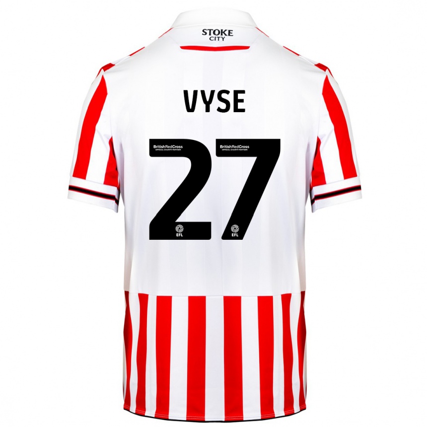 Vyrai Ryah Vyse #27 Raudona Balta Namų Marškinėliai 2023/24 T-Shirt