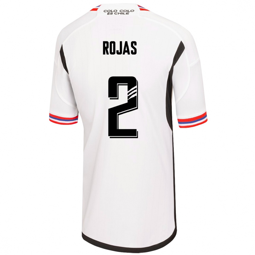 Vyrai Jeyson Rojas #2 Baltas Namų Marškinėliai 2023/24 T-Shirt
