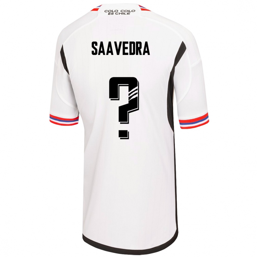 Vyrai Danilo Saavedra #0 Baltas Namų Marškinėliai 2023/24 T-Shirt