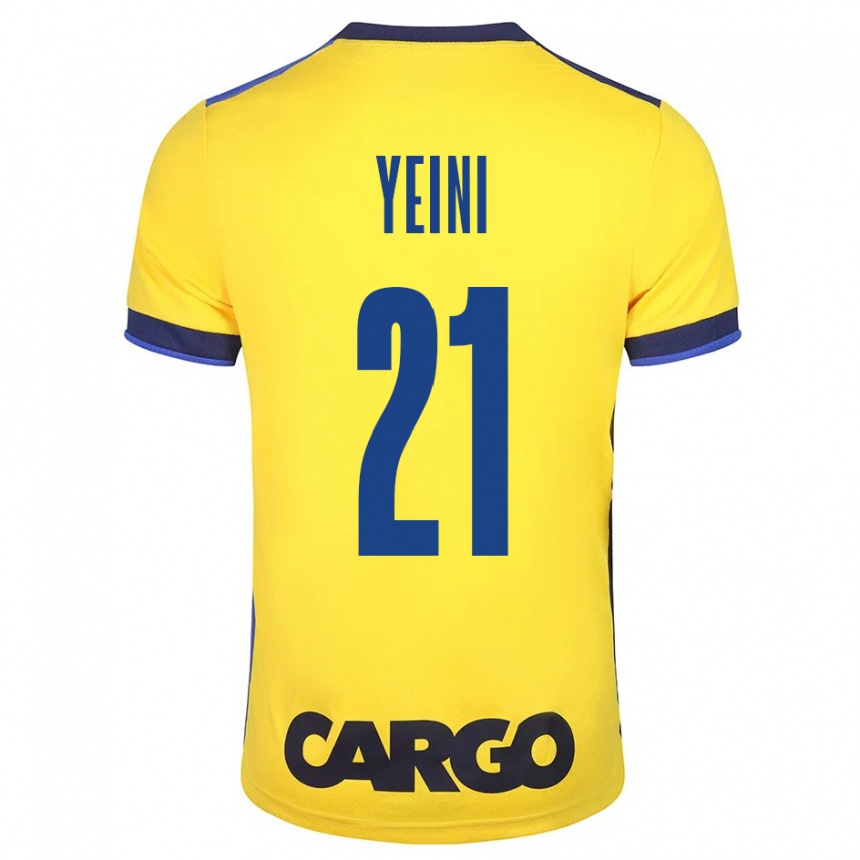 Vyrai Sheran Yeini #21 Geltona Namų Marškinėliai 2023/24 T-Shirt