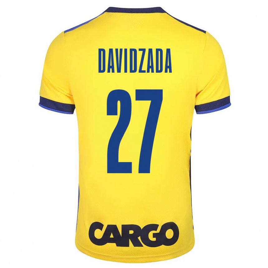 Vyrai Ofir Davidzada #27 Geltona Namų Marškinėliai 2023/24 T-Shirt