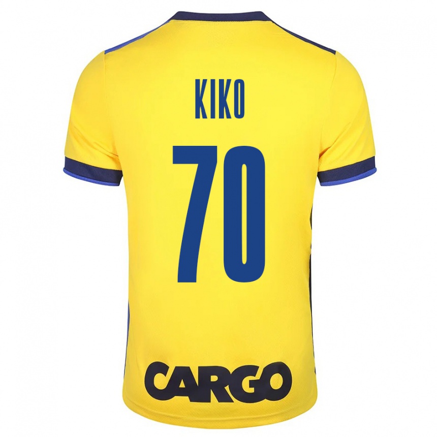 Vyrai Kiko Bondoso #70 Geltona Namų Marškinėliai 2023/24 T-Shirt